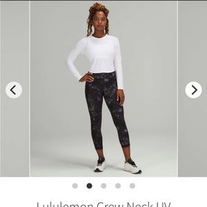 Never been worn, size 4 LULULEMON black long sleeve running top.